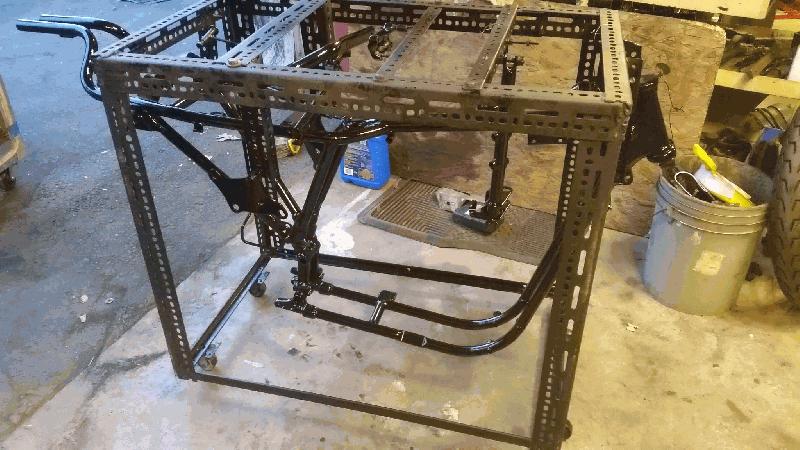 frame in cage